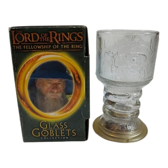 2001 Lord of the Rings Burger King Gandalf Goblet w/ Box - Picture 1 of 13